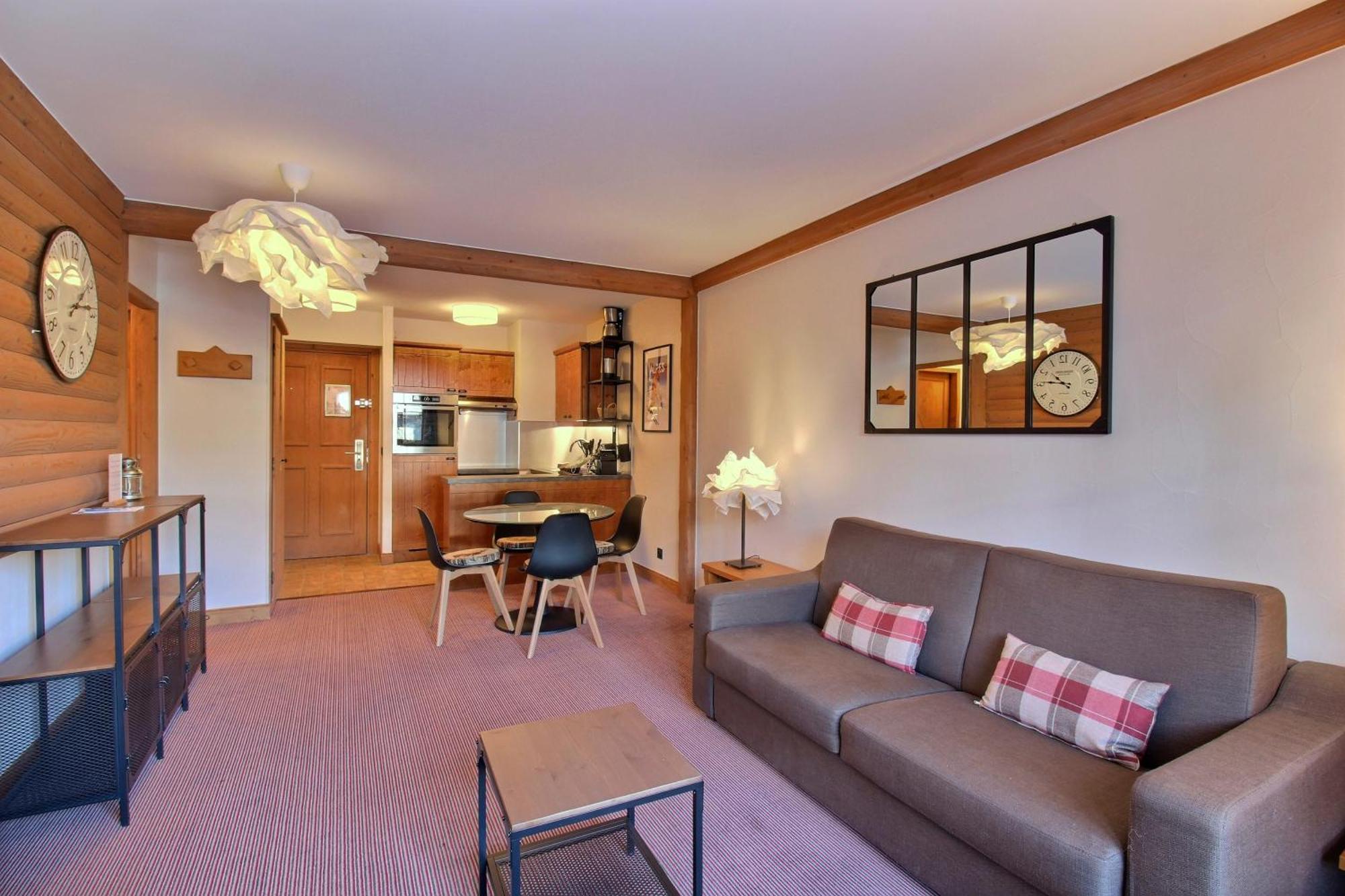 Arc 1950 - Appartement Moderne - Sauna Hammam Jacuzzi - 4 Personnes Les Arcs  Dış mekan fotoğraf