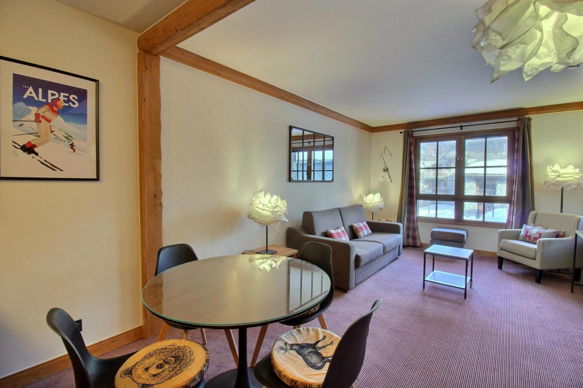 Arc 1950 - Appartement Moderne - Sauna Hammam Jacuzzi - 4 Personnes Les Arcs  Dış mekan fotoğraf