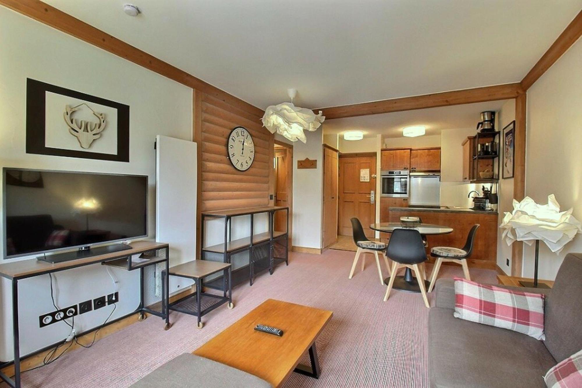 Arc 1950 - Appartement Moderne - Sauna Hammam Jacuzzi - 4 Personnes Les Arcs  Dış mekan fotoğraf